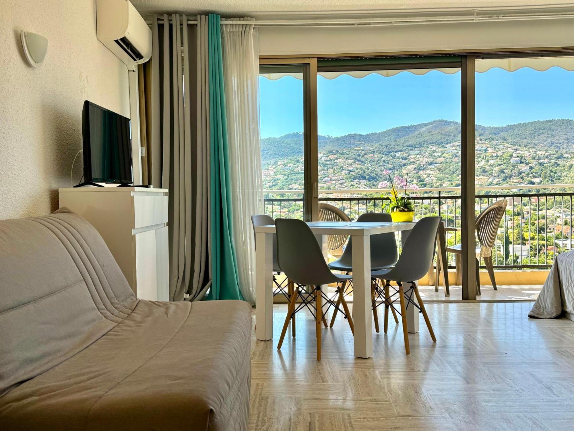 My Resid Appart Cannes Vue Marina Et Vue Montagne Mandelieu Eksteriør billede